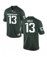 Men's Robert Aiello Michigan State Spartans #13 Nike NCAA Green Authentic College Stitched Football Jersey BT50B54UJ